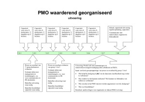 stappenplan PMO uitvoering